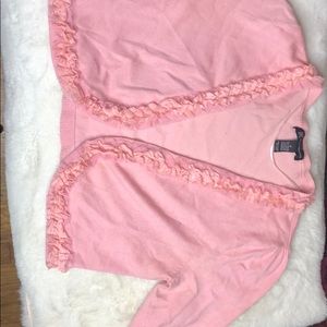 Pink short sleeves sweater